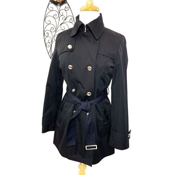 2X 🏆HP. Michael Michael Kors Trench Coat - Picture 6 of 13